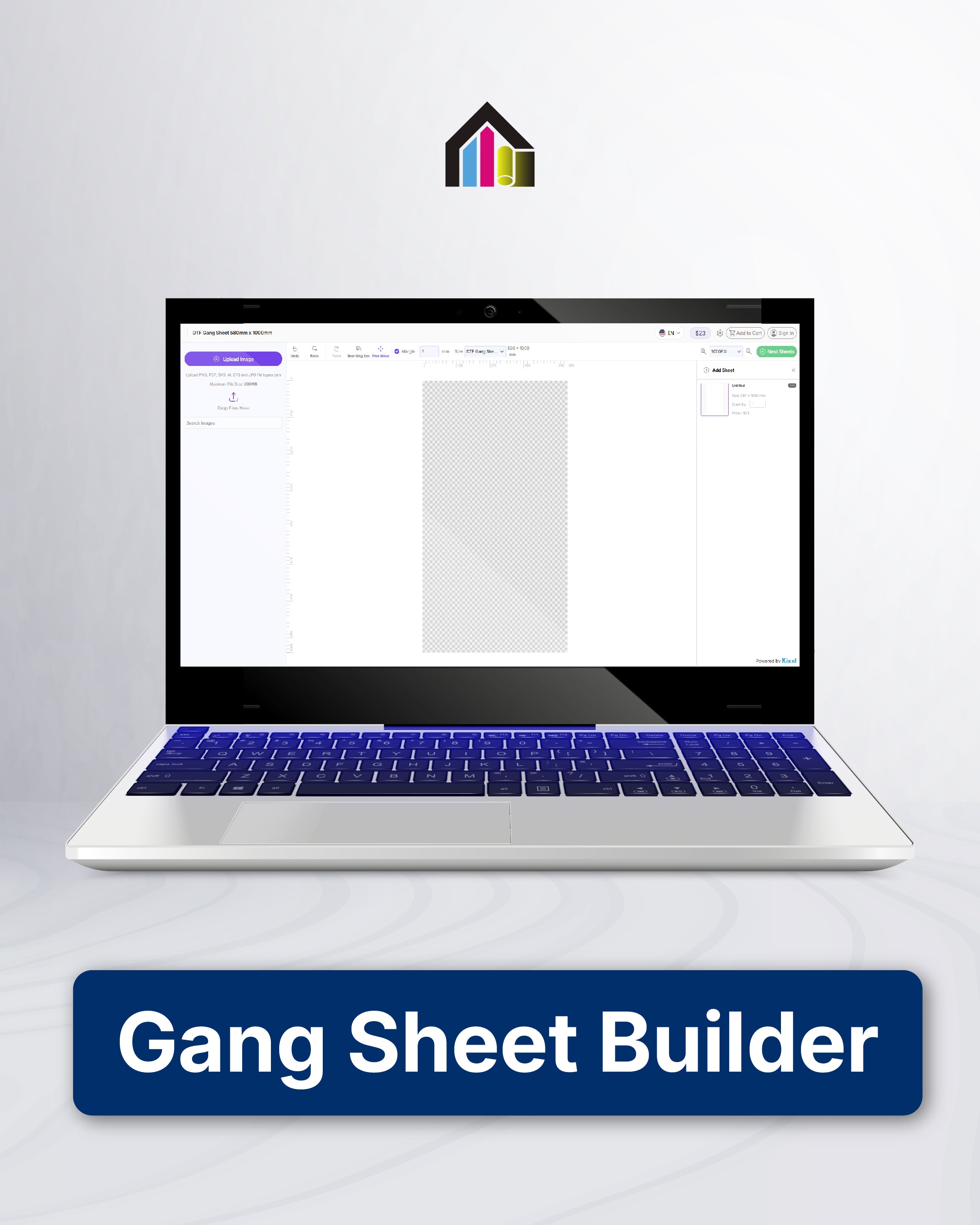 DTF Gang Sheet Builder
